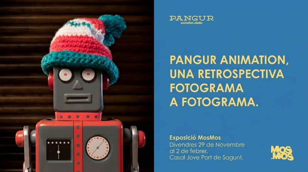 CARTEL DE PANGUR MOSTRA STOP MOTION SAGUNT